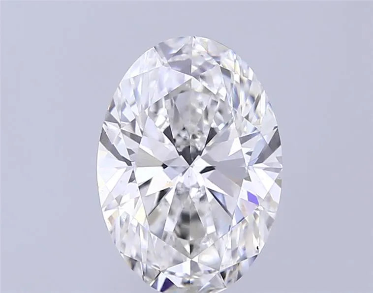 3.00ct Oval Lab Grown Diamond (Colour F, Clarity VS2, IGI Certified)