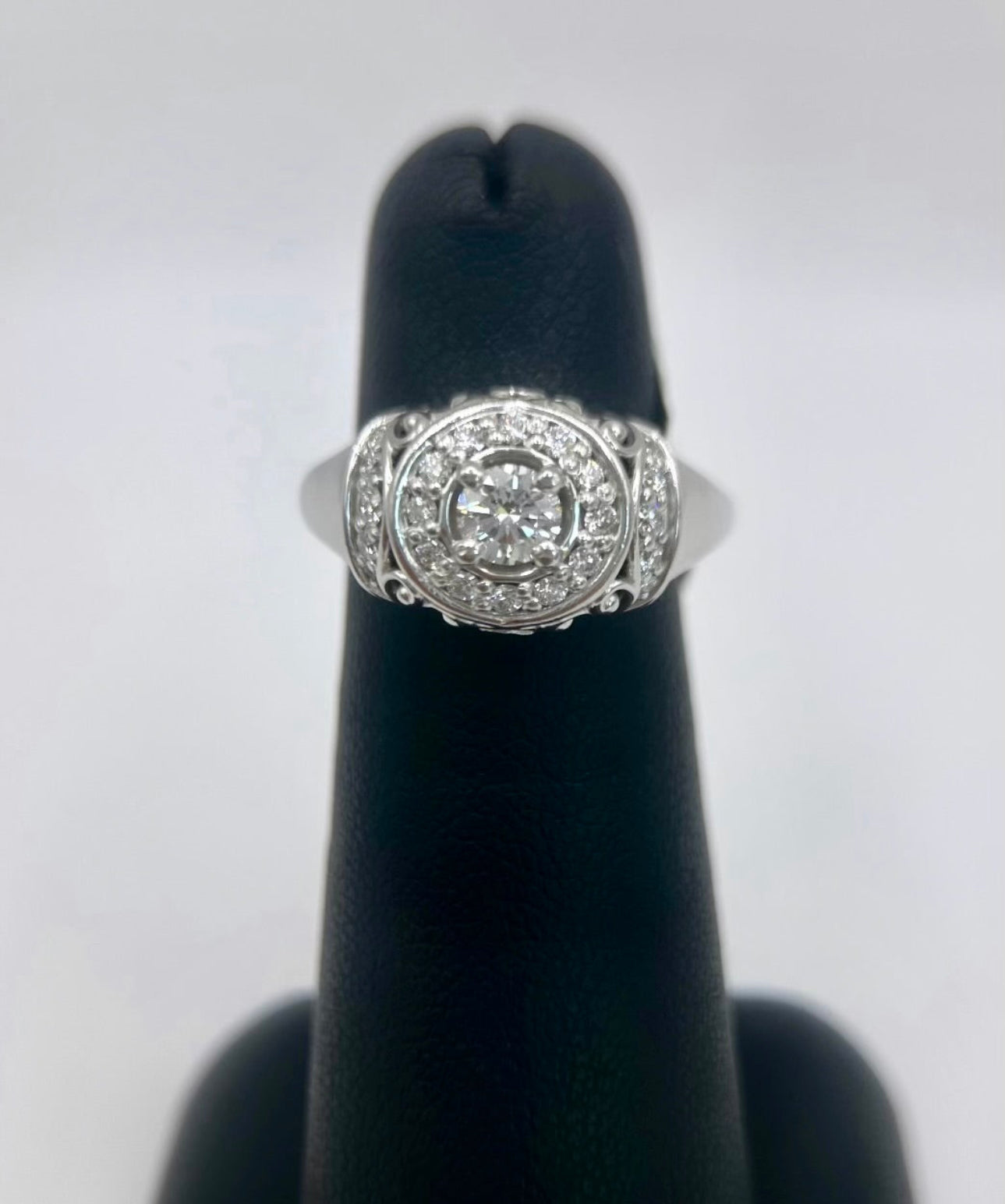 .67tcw Round Natural Diamond Ring