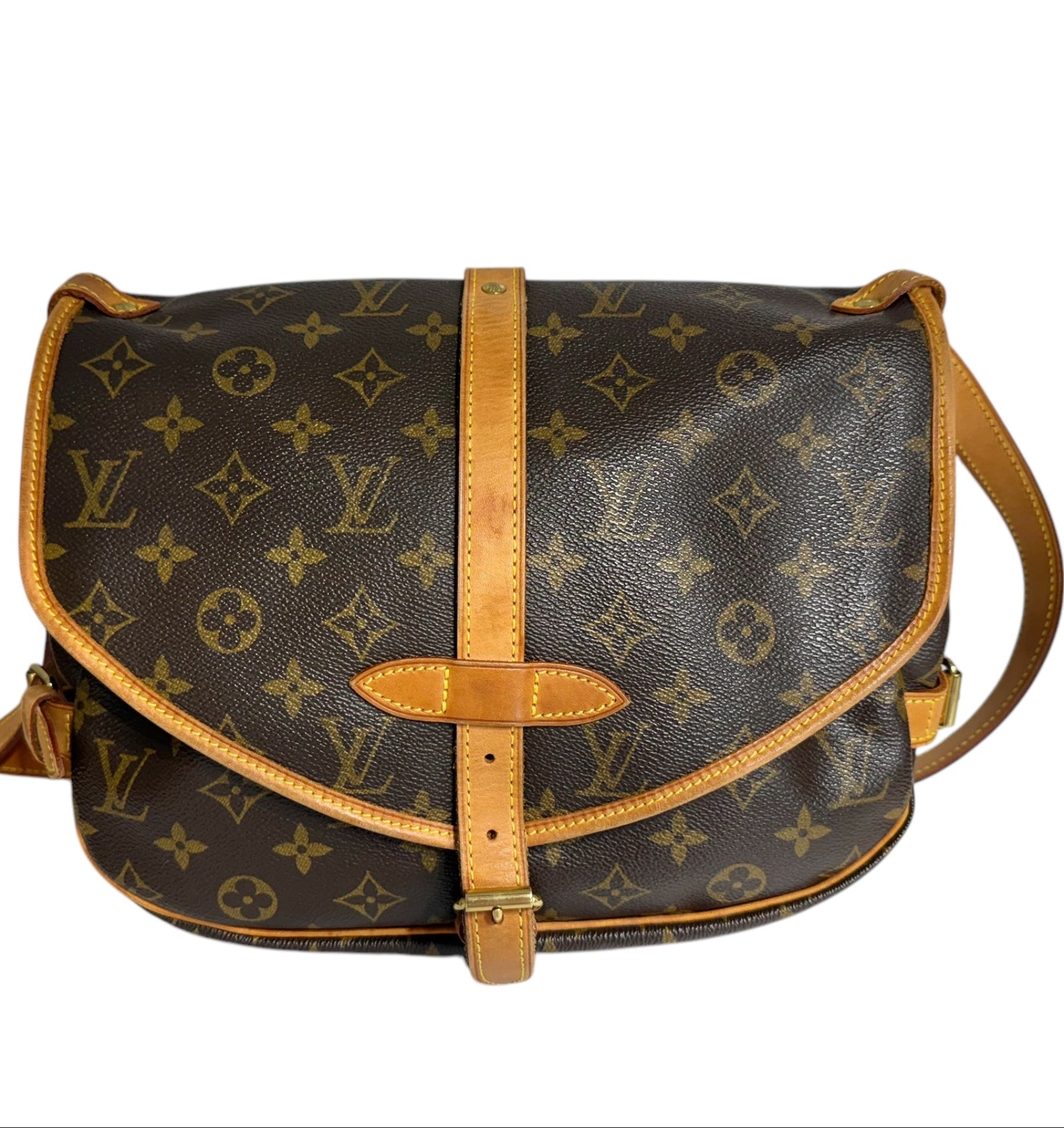 LV Saumur Handbag Monogram Canvas 30