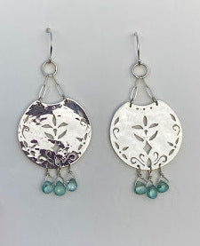 Sterling Silver Apatite Earrings