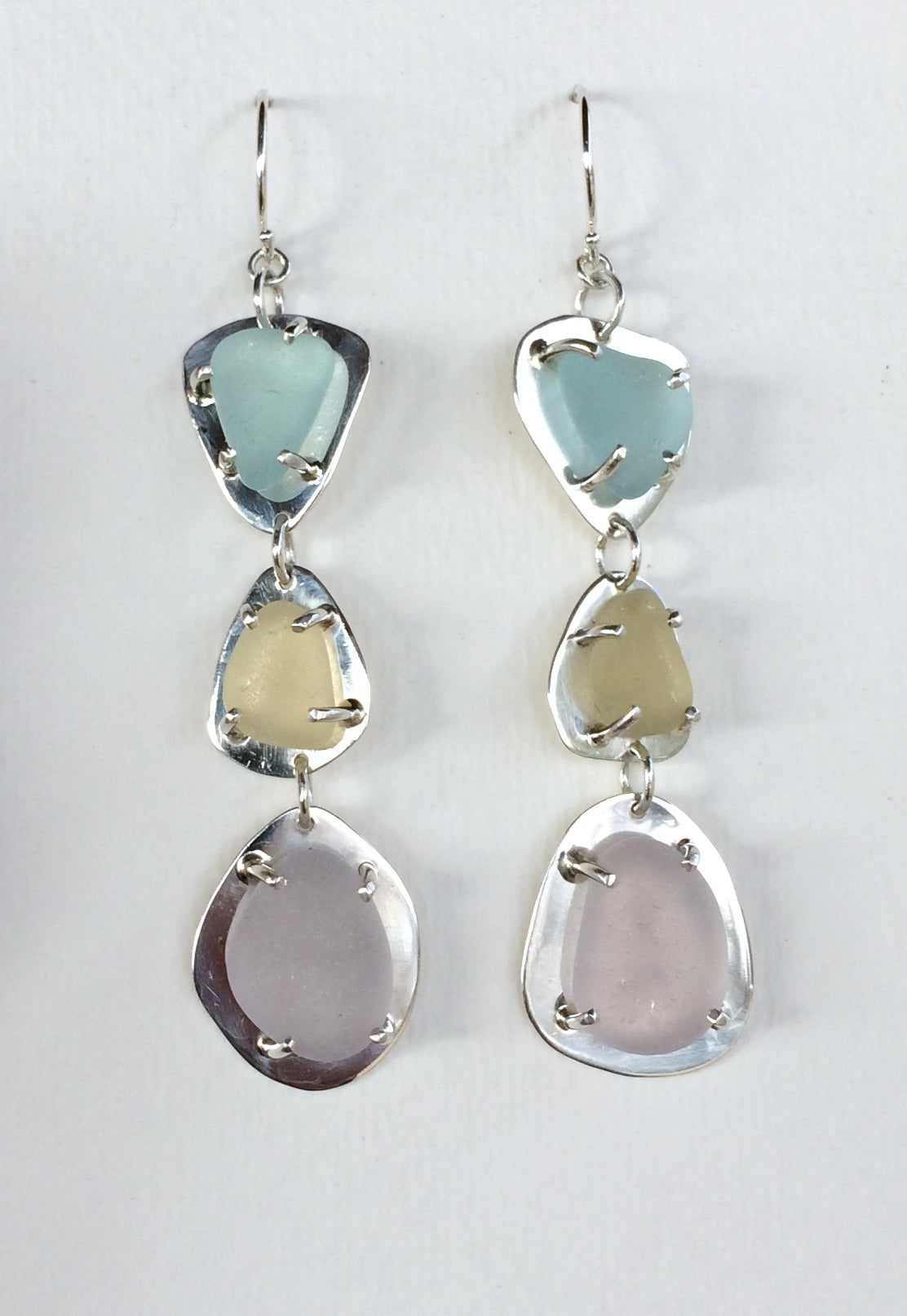 Earrings with Colored Stones
