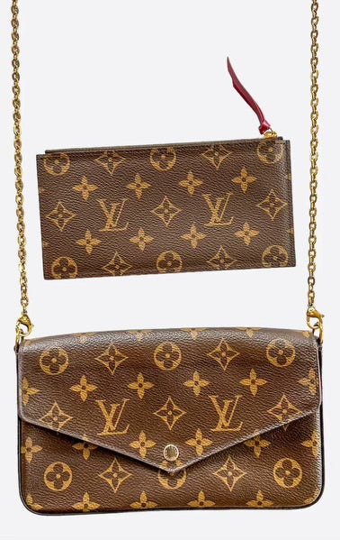 LV Brown Monogram Pochette Felicie