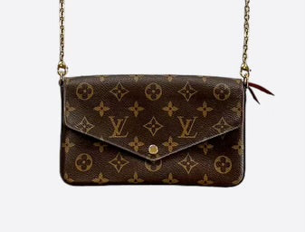 LV Brown Monogram Pochette Felicie