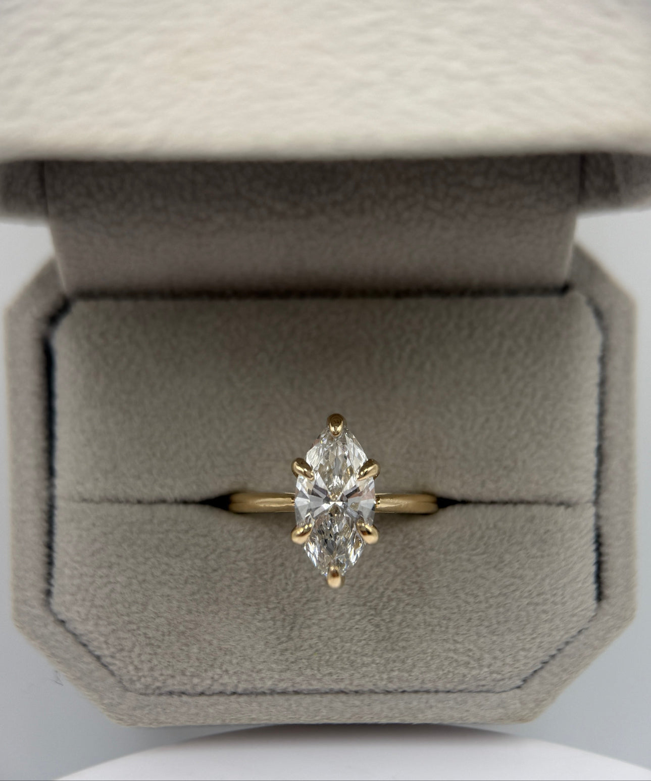14K Yellow Gold 2.5 Marquise