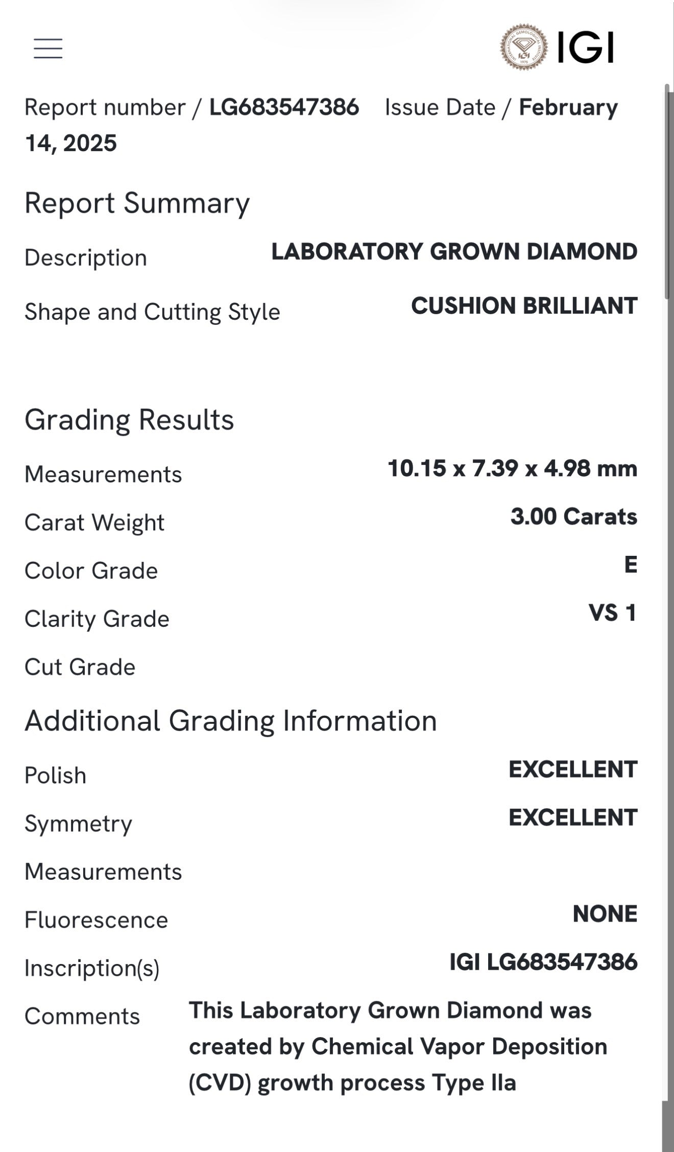 14K Yellow Gold 3ct Elongated Cushion