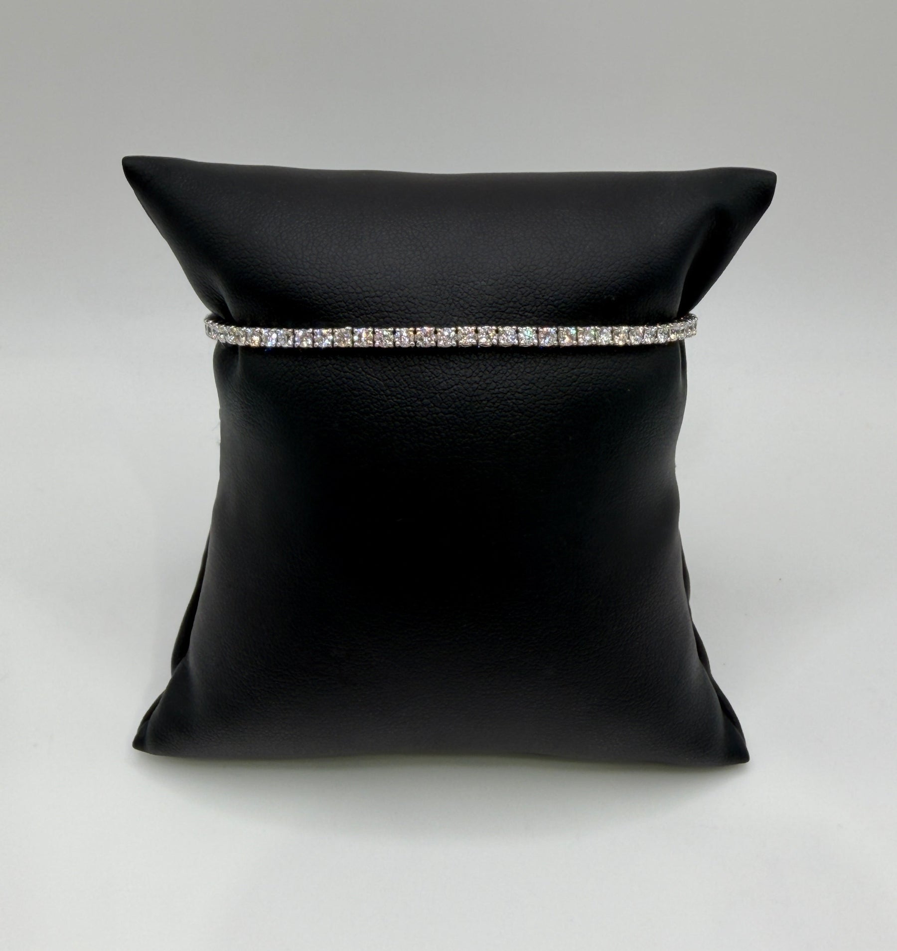 14K White Gold Diamond Tennis Bracelet