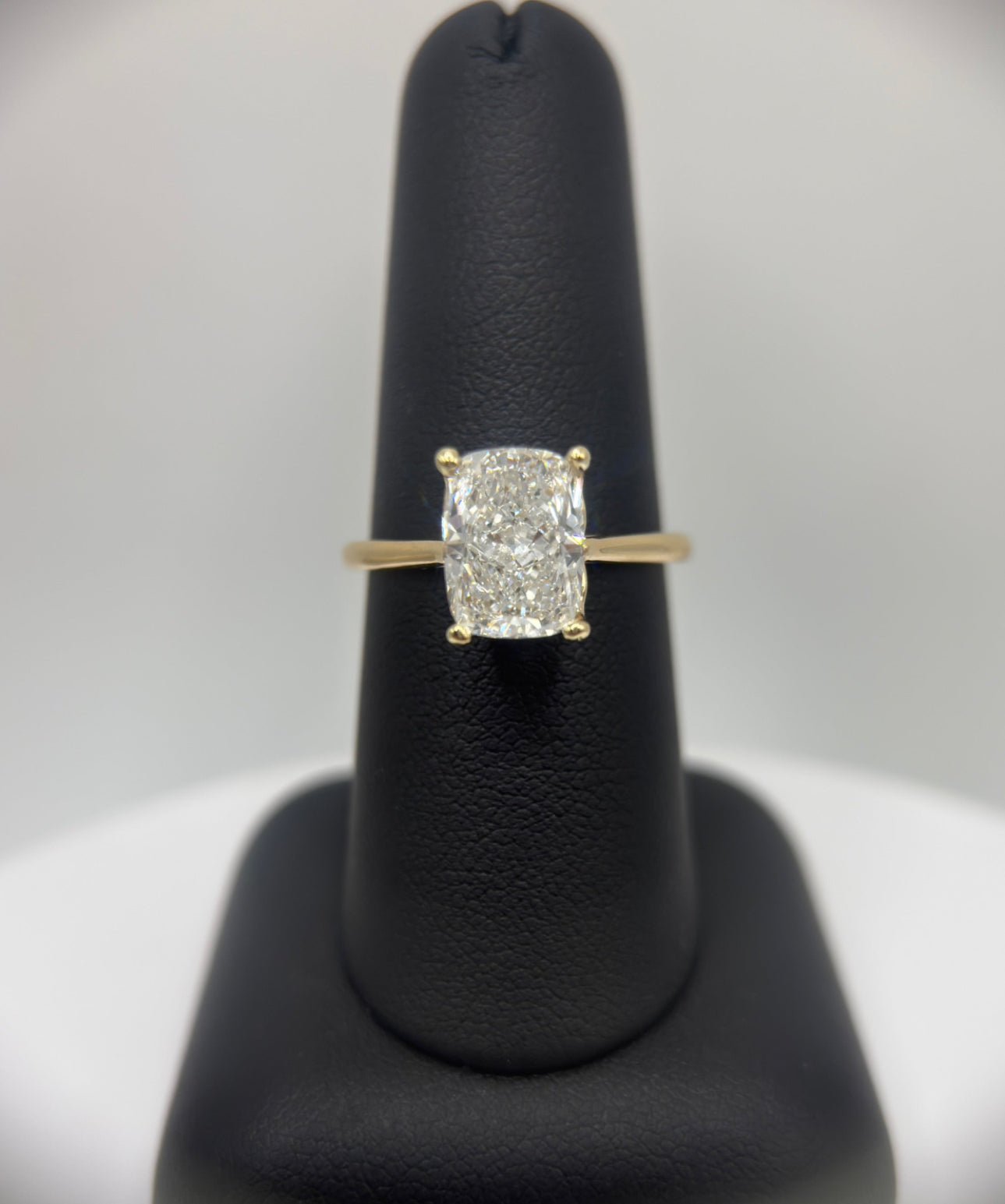 3ct Elongated Cushion Engagement Ring