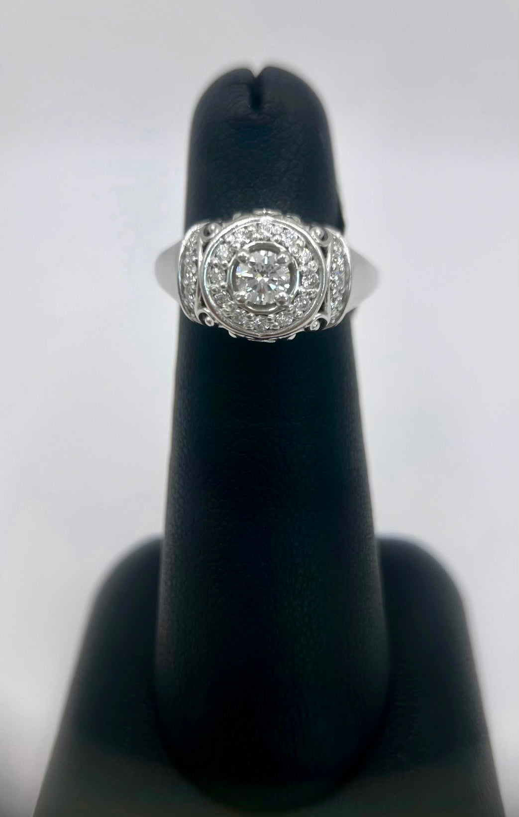 .67tcw Round Natural Diamond Ring