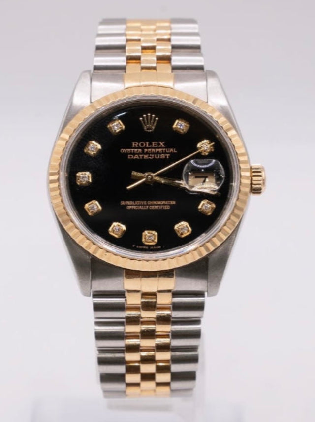 Rolex Datejust
Black Diamond Set Dial