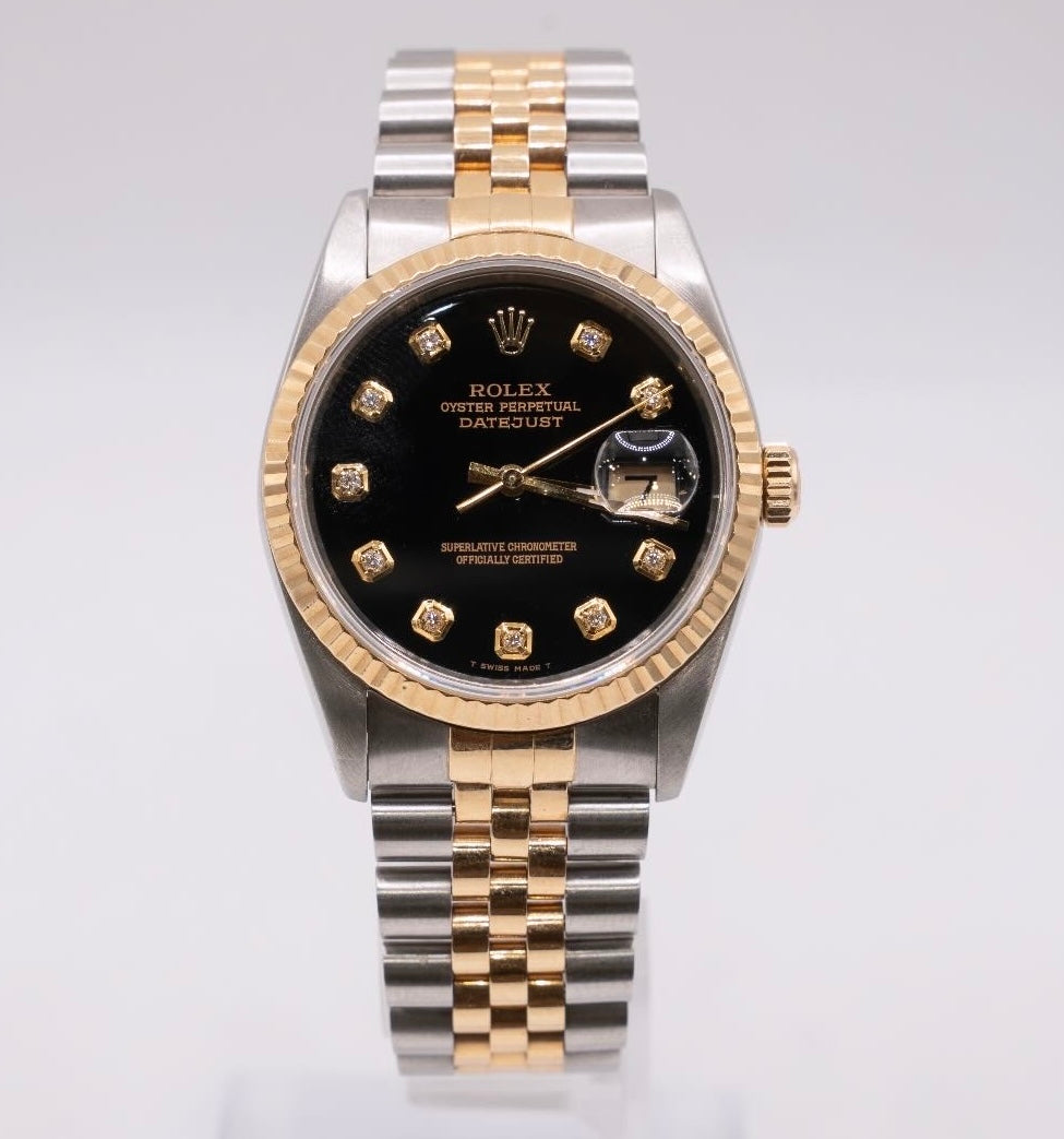 Rolex Datejust
Black Diamond Set Dial