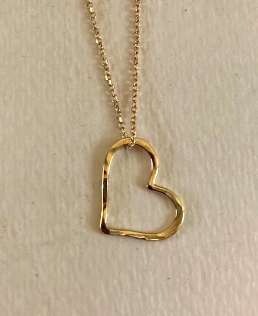 Gold Filled 14K Heart Necklace