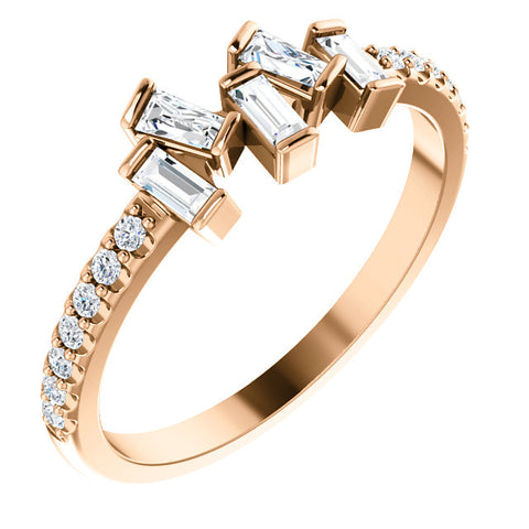 Diamond Scattered Ring