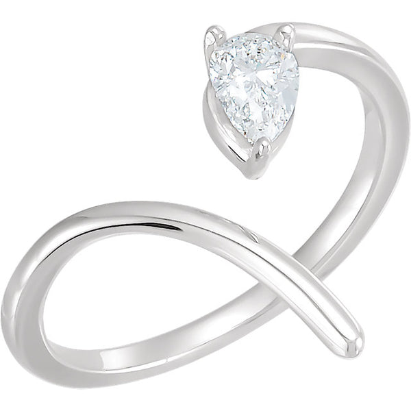 Diamond Sculptural Ring