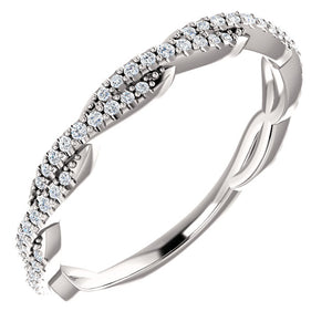 Interlaced Diamond Band
