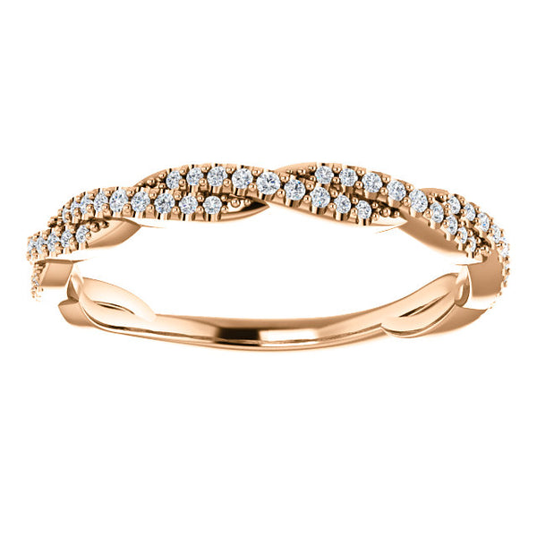 Interlaced Diamond Band