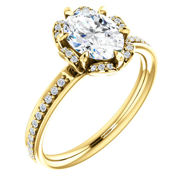 Floral Inspired Engagement Ring