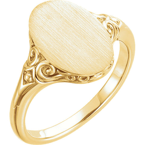 Oval Signet Ring