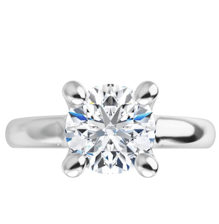 1.04 carat - "Floating" Solitaire